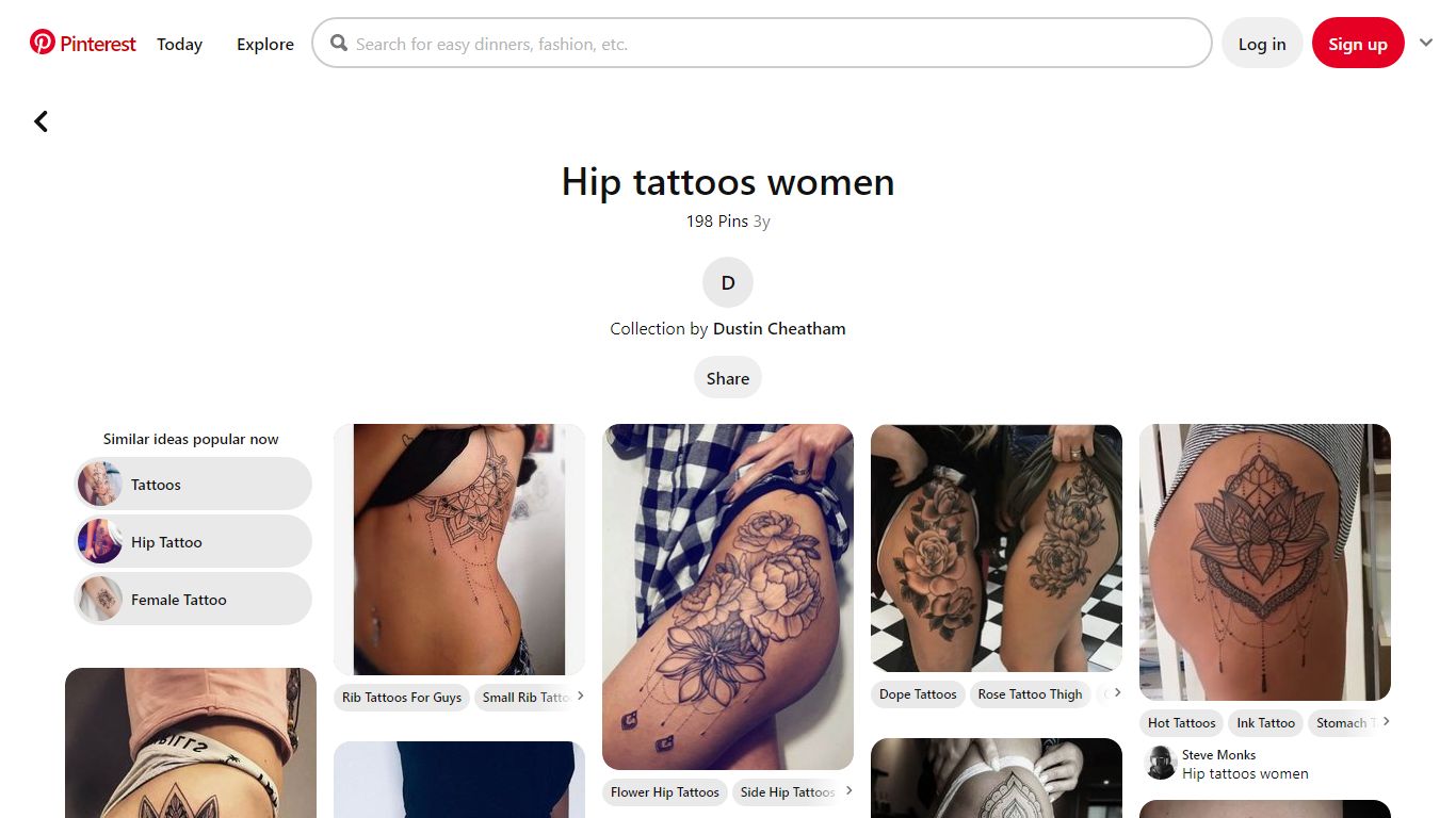 190 Best Hip tattoos women ideas - Pinterest